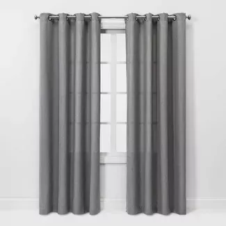 Light Filtering Solid Indoor/Outdoor Curtain Panels - Threshold™ : Target