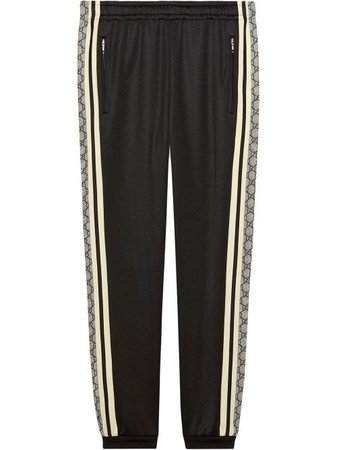 Shop Gucci Oversize technical jersey jogging pant with Express Delivery - FARFETCH
