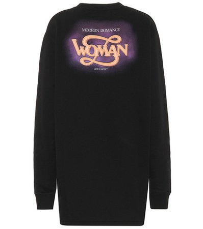 Woman cotton sweater dress