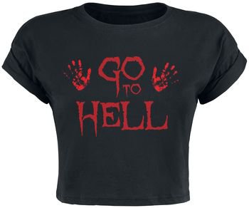 Go To Hell Cropped Top Top | EMP