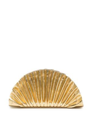 Shop Cult Gaia Nala shell-detail mini clutch with Express Delivery - FARFETCH