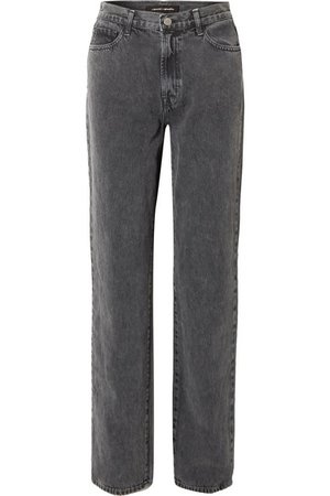 J Brand | + Elsa Hosk Sunday mid-rise straight-leg jeans | NET-A-PORTER.COM