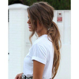 Cute-Messy-Ponytail-Pinterest - Women Hairstyles