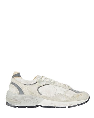 Golden Goose Dad Leather Low-Top Sneakers | INTERMIX®