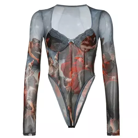 Renaissance Mesh Bodysuit | BOOGZEL CLOTHING – Boogzel Clothing