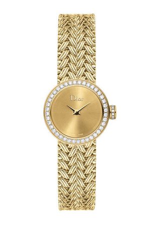 dior gold watch