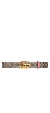 Gucci brown pink belt