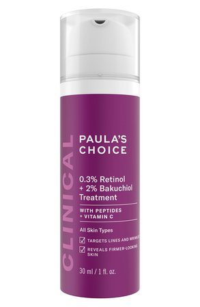Paula's Choice 0.3% Retinol + 2% Bakuchiol Treatment Serum | Nordstrom