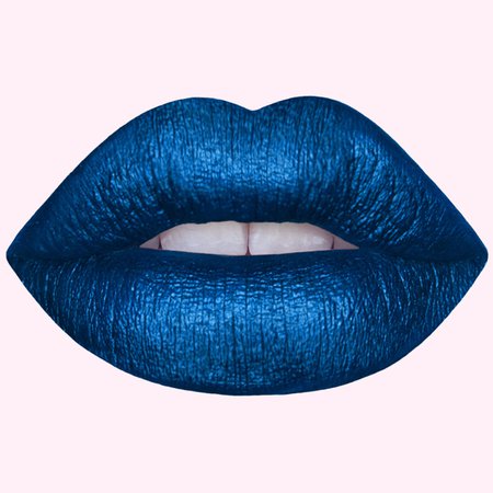 Denim: Metallic Blue Perlees Vegan Lipstick - Lime Crime
