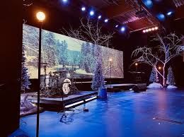 stage design for christmas party - Google Search
