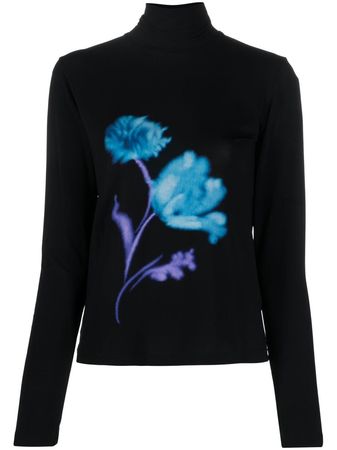 Christian Wijnants floral-print long-sleeved Top - Farfetch