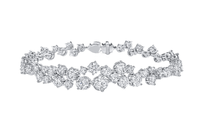 Sparkling Cluster by Harry Winston, Diamond Bracelet | Harry Winston