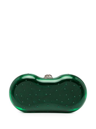 Yves Saint Laurent Pre-Owned rhinestone-embellished clutch bag - FARFETCH