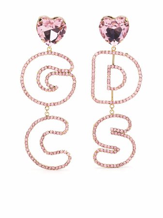 Gcds crystal-embellished Drop Earrings - Farfetch