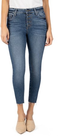 Connie High Waist Ankle Skinny Jeans