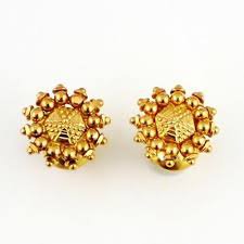 gold earrings - Google Search