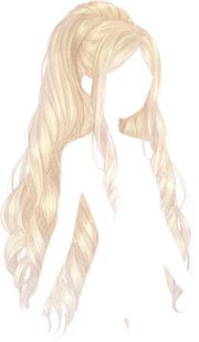 blonde long hair