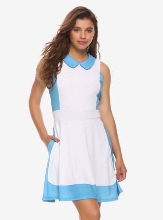 Disney Alice In Wonderland Alice Cosplay Dress