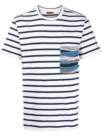 Missoni stripe-print Cotton t-shirt - Farfetch