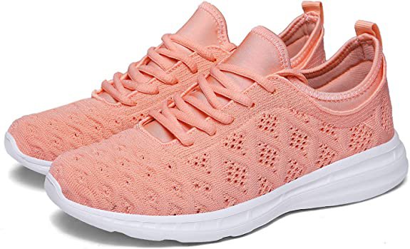 Amazon.com | JOOMRA Women Casual Shoes Breathable Gym Jogging Walking Knit Spring Sport Athletic Fashion Tennis Sneakers Blue Size 9 | Shoes