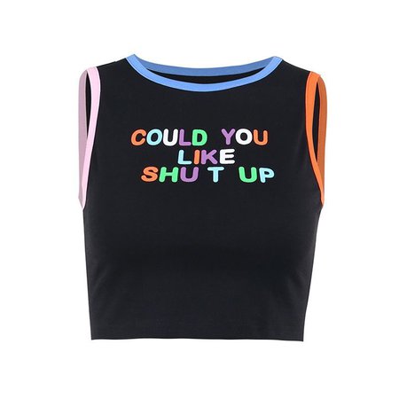 Salmone - Letter Tank Top US$ 14.31