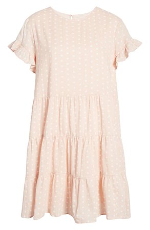 Rachel Parcell Tiered Ruffle Cotton Babydoll Dress (Nordstrom Exclusive) | Nordstrom