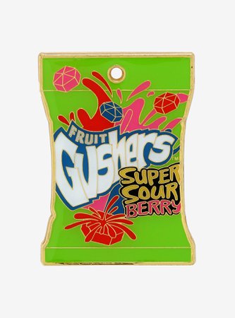Loungefly Fruit Gushers Sour Berry Packet Enamel Pin