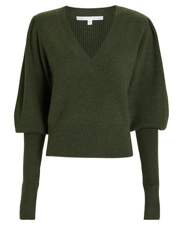 Veronica Beard | Esme Puffed Sleeve Sweater | INTERMIX®