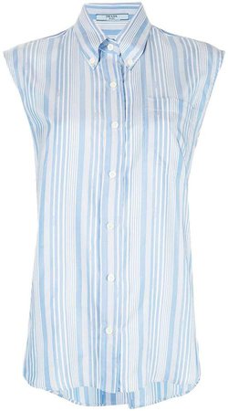 striped sleeveless top