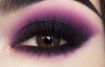 Black / Purple Eye Makeup