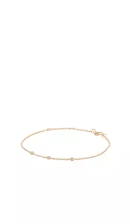 BYCHARI 3 Diamond Bracelet in 14K Yellow | REVOLVE