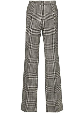 Tom Ford Atticus Checked Wool Trousers - Farfetch