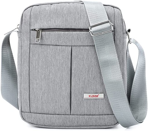 Amazon.com: Men's Messenger Bag - Crossbody Shoulder Bags Travel Bag Man Purse Casual Sling Pack for Work Business (1401-2-Gray) : Clothing, Shoes & Jewelry
