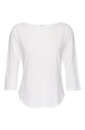 FRAME Organic Linen T-Shirt | Nordstrom