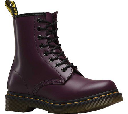 Womens Dr. Martens 1460 8-Eye Boot W - Purple Smooth - FREE Shipping & Exchanges