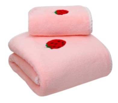 strawberry towels