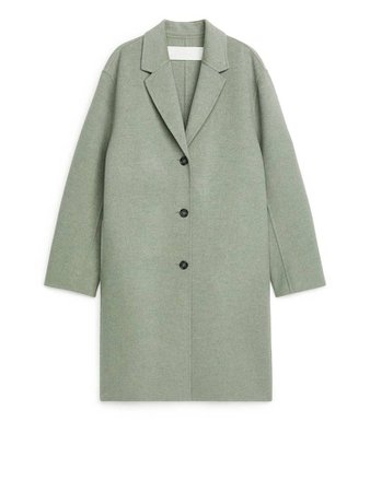 pistachio green coat
