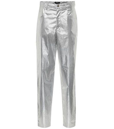 Torsy metallic cotton pants
