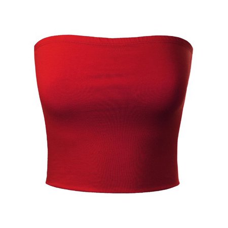 Made by Olivia Women's Causal Strapless Double layered Basic Sexy Tube Top - Walmart.com