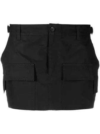 WARDROBE.NYC Black Cargo Pockets Mini Skirt - Farfetch