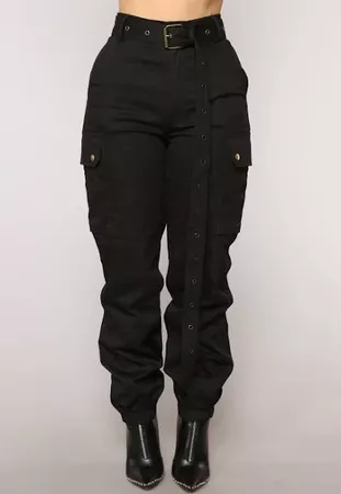 womens black cargo pants - Google Shopping
