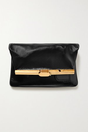 Bienen-Davis | PM leather clutch | NET-A-PORTER.COM