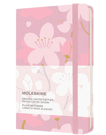 moleskine notebook pink aesthetic Sakura