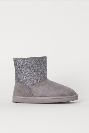 Warm-lined Boots - Gray/silver-colored - Kids | H&M US