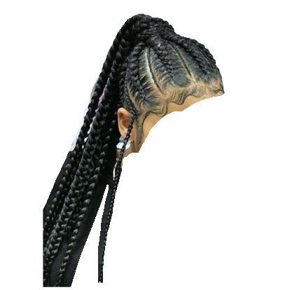 braids in ponytail