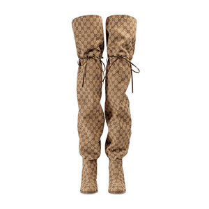GUCCI OVER THE KNEE BOOTS PNG