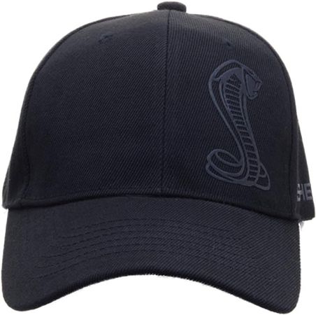 Black Tonal Shelby Snake Cap Hat | Officially Licensed Shelby® Product | Adjustable, One-Size Fits All at Amazon Men’s Clothing store