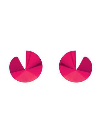 Gaviria Pink Fortune Cookie Earrings - Farfetch