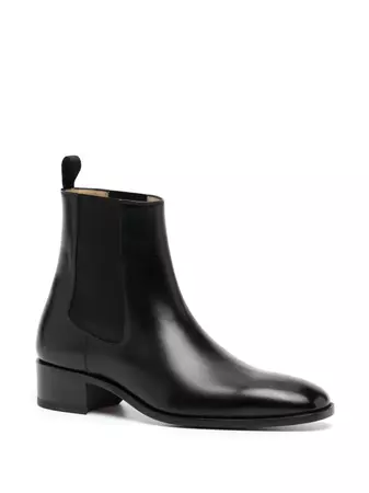 TOM FORD Leather Ankle Boots - Farfetch