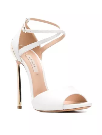 Casadei gold-tone detailed sandals